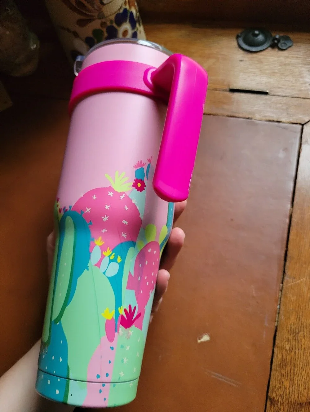 Zak Designs 40 Oz Tumbler With Handle And Sip Lid